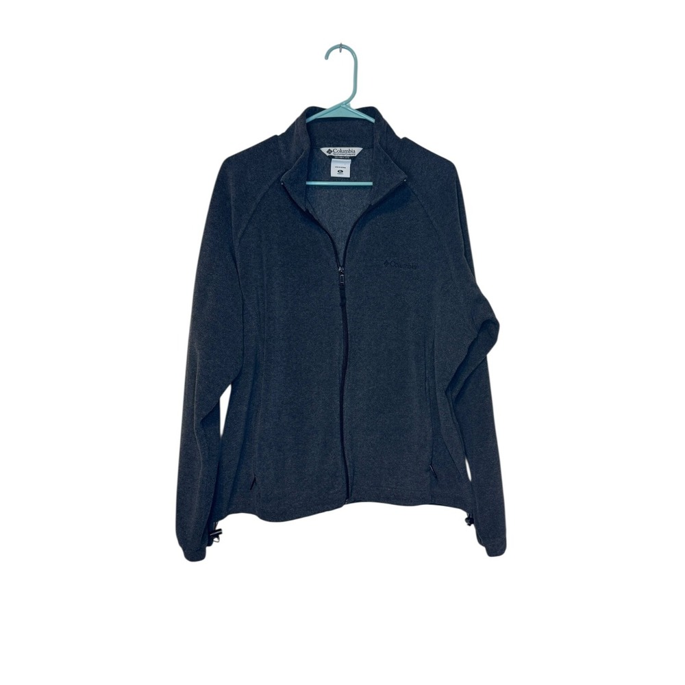 Columbia Women's Jacket Full Zip Long Sleeve Pockets Hiking Outdoor Gray Size XL